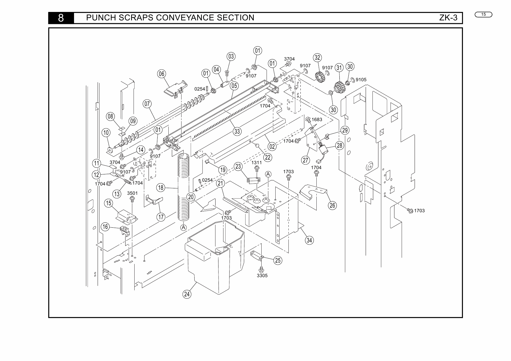 Konica-Minolta Options ZK-3 Parts Manual-5